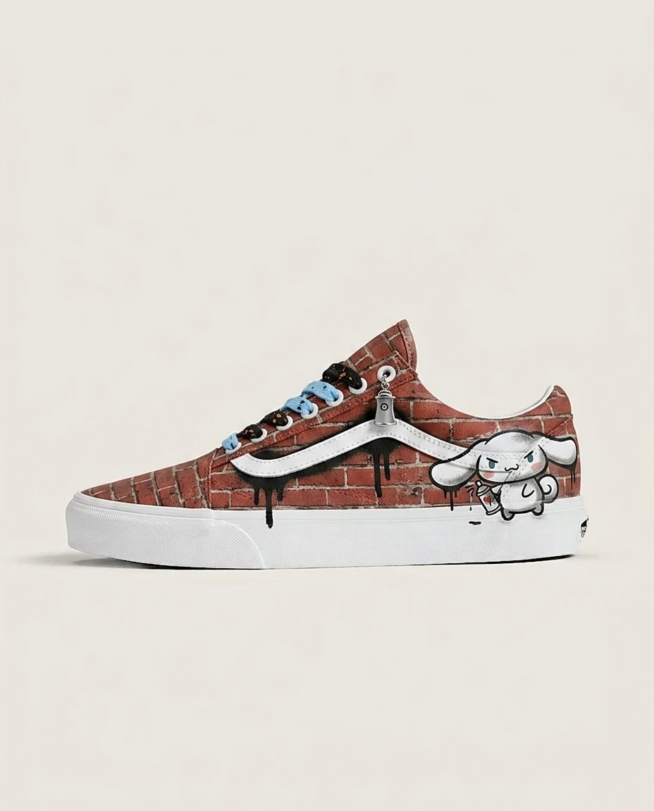 Vans Old Skool Shoes Graffiti Vandal Graffiti Street-Art Finish Custom 1 Vans Old Skool Shoes Graffiti Vandal Graffiti Street-Art Finish Custom