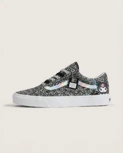 Cyber Glitch Noise Custom Vans Old Skool Shoes | Glitch Print