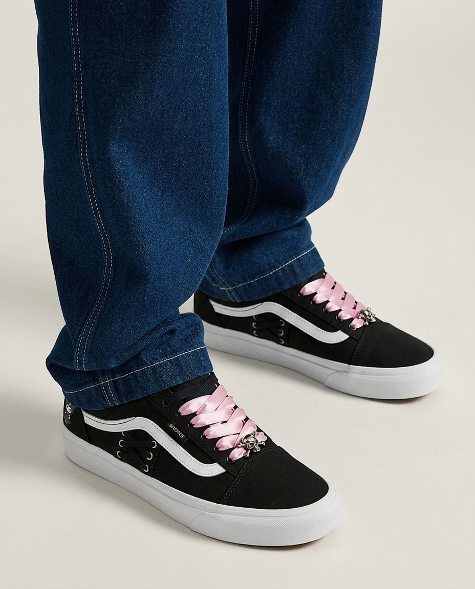 Vans Old Skool Shoes Gothic Corset Lacing Corset Lace Detailing Custom 2 Vans Old Skool Shoes Gothic Corset Lacing Corset Lace Detailing Custom - Image 2