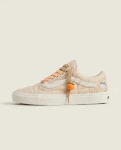 Vans Old Skool Shoes Quilted Kotatsu Blanket Cozy Pastel Custom