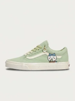 Vans Old Skool Shoes Matcha Latte Healing Cozy Pastel Custom