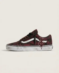 Vans Old Skool Shoes Brand of Sacrifice Dark Anime Rune Graphic Custom