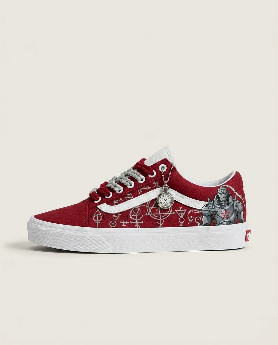 Vans Old Skool Shoes Forbidden Alchemy Occult Rune Graphics Custom 1 Vans Old Skool Shoes Forbidden Alchemy Occult Rune Graphics Custom