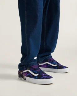 Vans Old Skool Shoes Hollow Purple Blast Dark Anime Purple Energy Graphics Custom -Vans Custom Shop Old Skool Shoe 001 LLM 20260504 003 detail 1