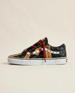 Vans Old Skool Shoes Cursed Talisman Seals Dark Anime Custom