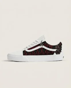 Vans Old Skool Shoes Katana Handle Wrap Dark Anime Samurai Detailing Custom