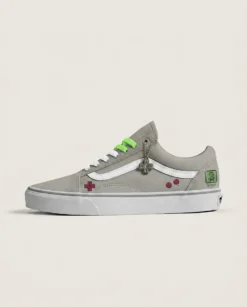 Classic Handheld Grey Custom Vans Old Skool Shoes | 90s Retro