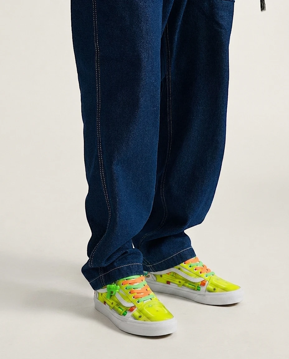 Vans Old Skool Shoes Neon Super Soaker 90s Retro Custom 2 Vans Old Skool Shoes Neon Super Soaker 90s Retro Custom - Image 2