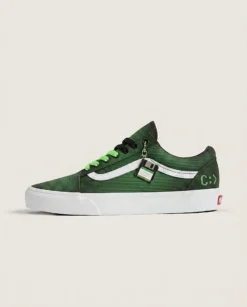 CRT Monitor Scanlines Custom Vans Old Skool Shoes | 90s Retro Crt Graphics