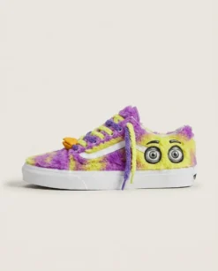 Fuzzy Nostalgic Pet Custom Vans Old Skool Shoes | 90s Retro