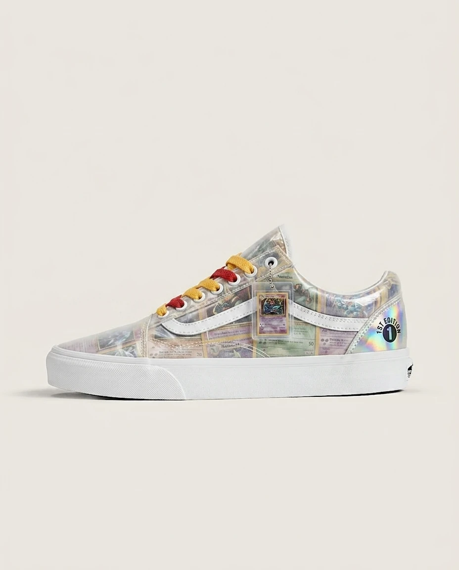 Vans Old Skool Shoes TCG Card Binder Plastic 90s Trading Card Custom 1 Vans Old Skool Shoes TCG Card Binder Plastic 90s Trading Card Custom