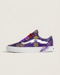 Electro Shogun Thunder Custom Vans Old Skool Shoes | Fantasy Gaming