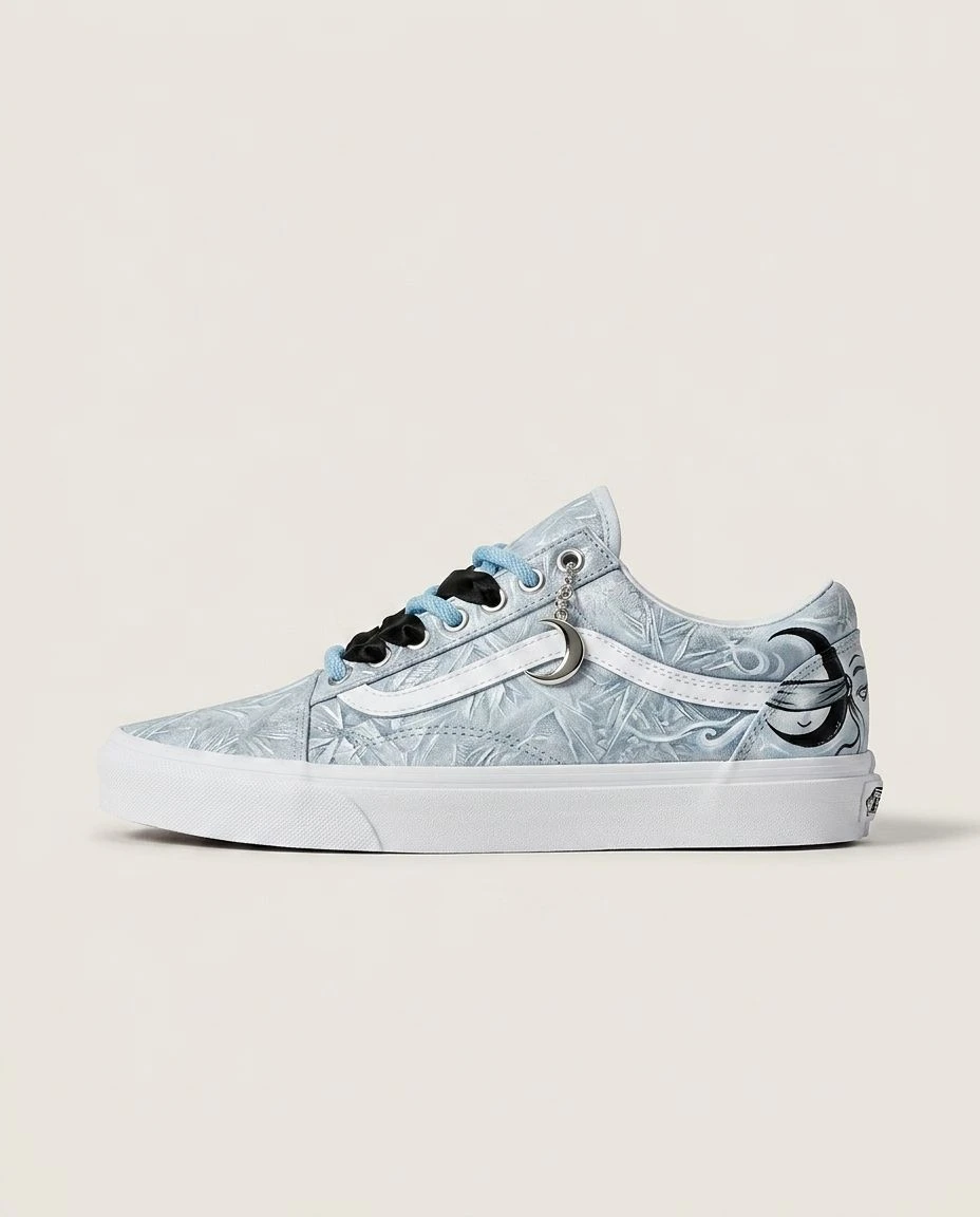 Vans Old Skool Shoes Sword Champion Frost Fantasy Gaming Custom 1 Vans Old Skool Shoes Sword Champion Frost Fantasy Gaming Custom