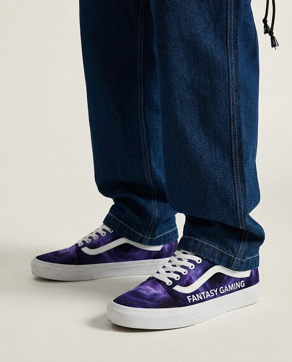 Vans Old Skool Shoes Shadow Step Wraith Fantasy Gaming Lace-up Custom 2 Vans Old Skool Shoes Shadow Step Wraith Fantasy Gaming Lace-up Custom - Image 2