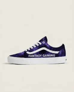 Shadow Step Wraith Custom Vans Old Skool Shoes | Fantasy Gaming Lace-up