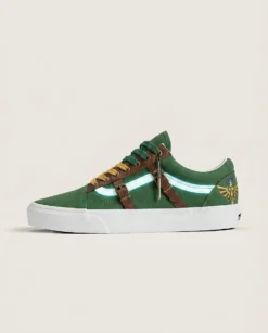Vans Old Skool Shoes Triforce Hero of Time Fantasy Gaming Custom