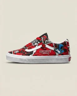 Vans Old Skool Shoes Phantom Thief Calling Card Fantasy Gaming Custom