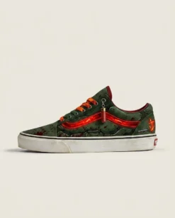 Vans Old Skool Shoes DOOM Slayer Berserk Fantasy Gaming Armor Graphics Custom
