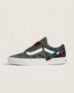Vans Old Skool Shoes Yharnam Paleblood Fantasy Gaming Gothic Horror Artwork Custom